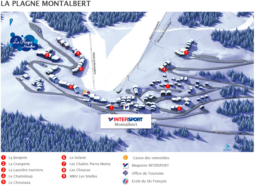 Ski rental Intersport La Plagne Montalbert
